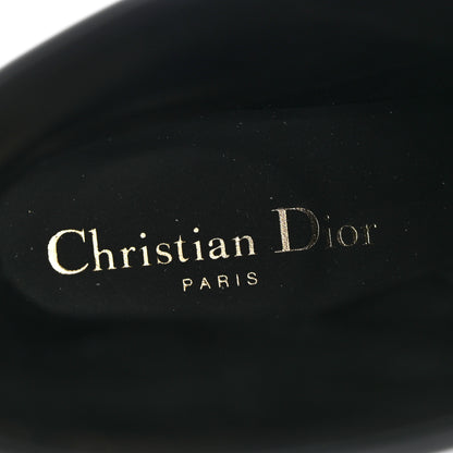 Christian Dior Calfskin Embossed Dior Quest 35mm Biker Boots 35 Black 7 of 16