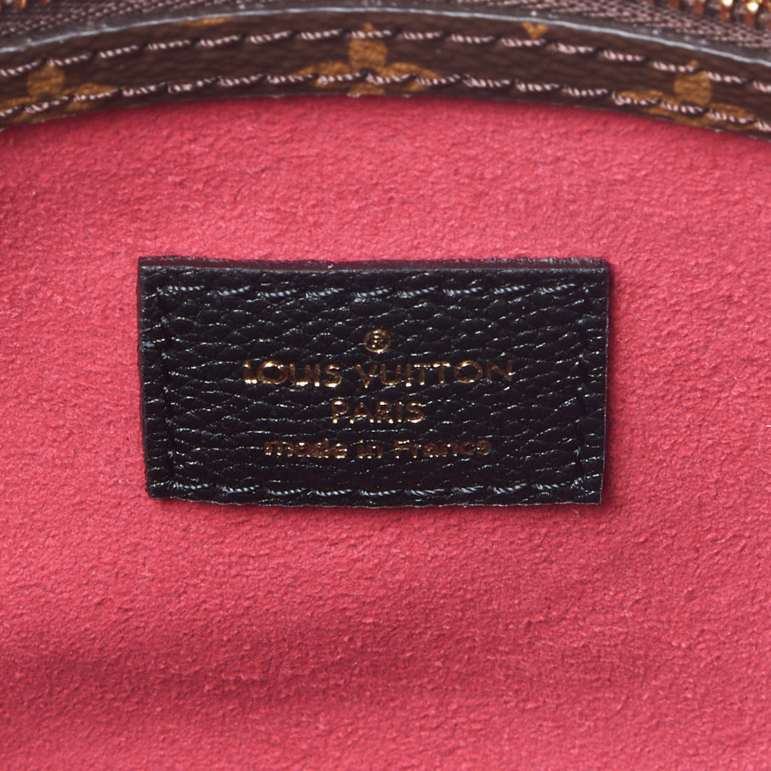 Calfskin Monogram Teddy Speedy Bandouliere 30 Black