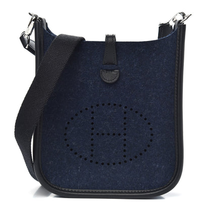 Hermes Feutre Swift Evelyne TPM Bleu Nuit Black 1 of 9