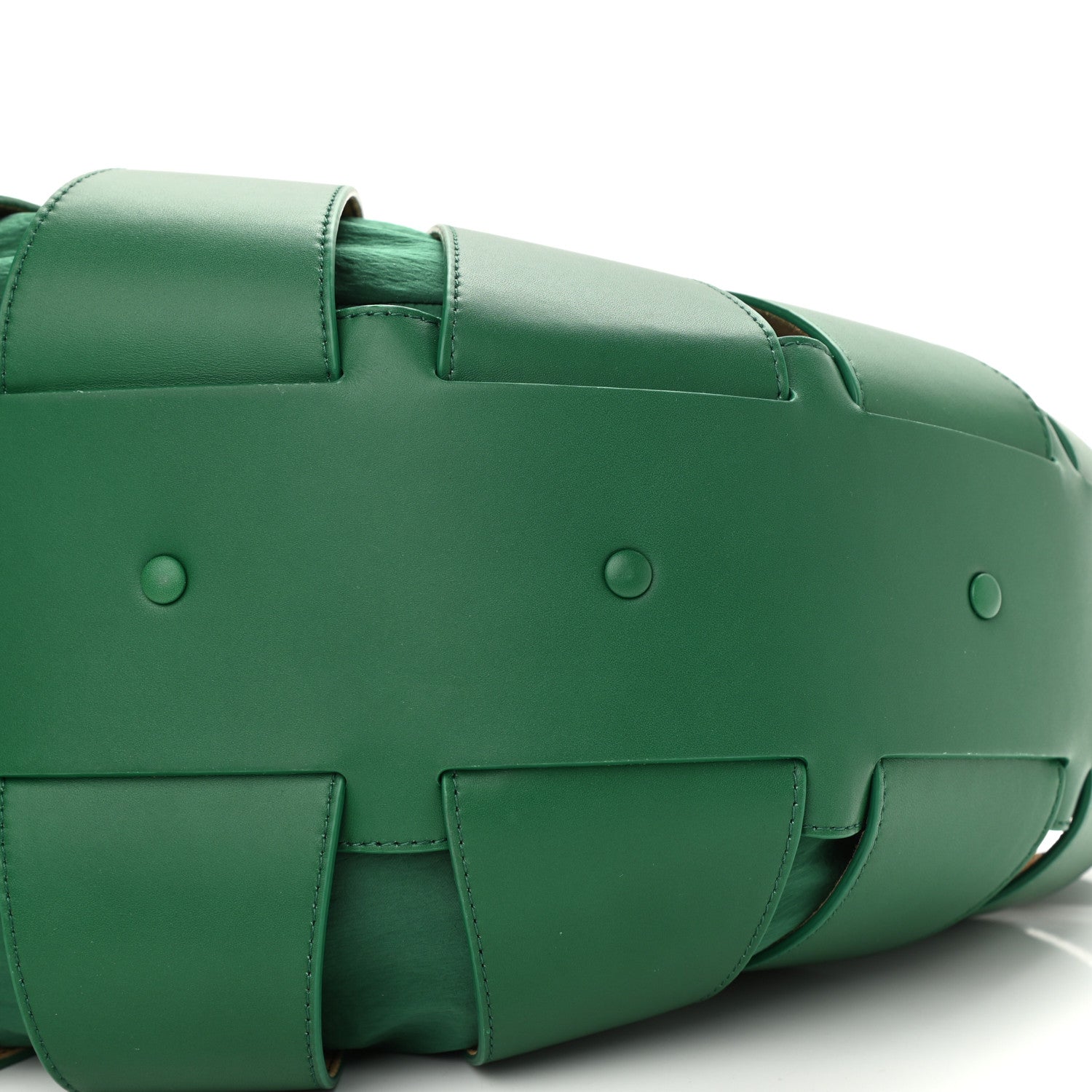Bottega Veneta French Calfskin Shell Bag Racing Green 10 of 10
