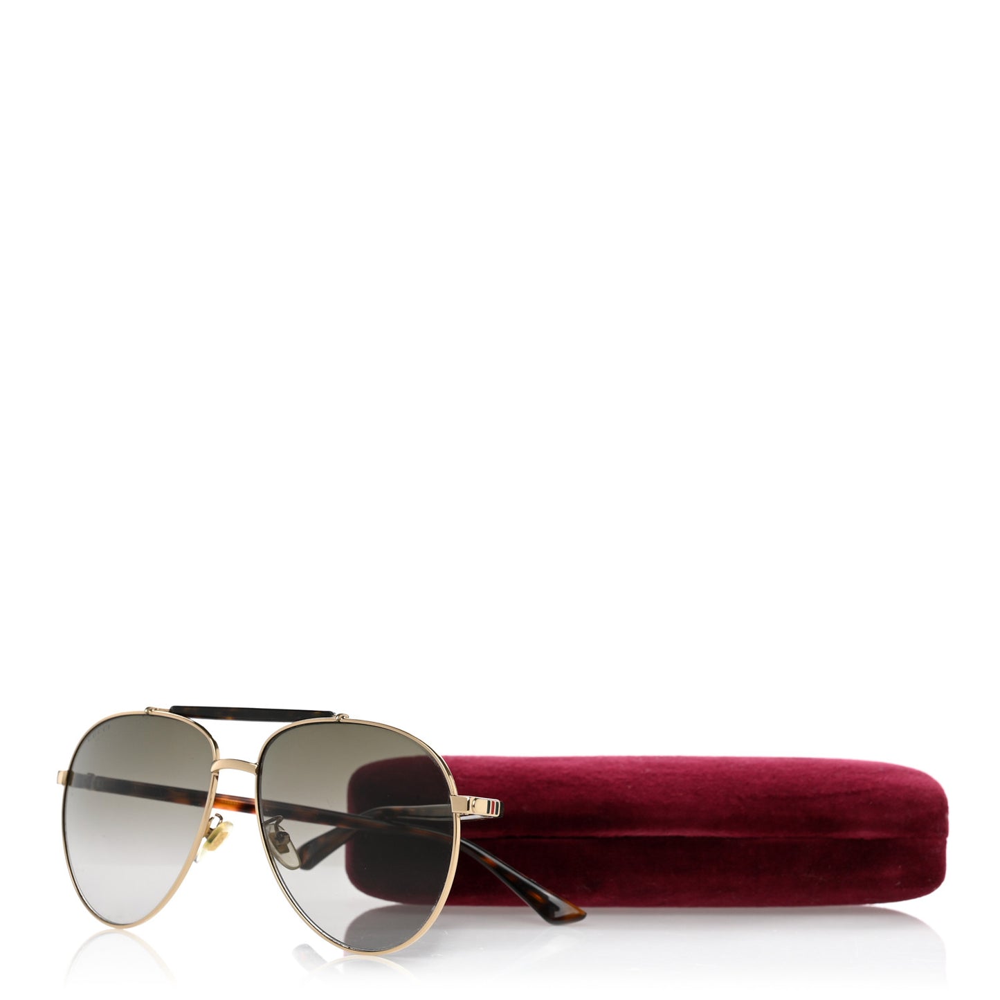Aviator Sunglasses GG0014S Brown