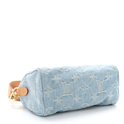 Louis Vuitton Monogram Denim Nano Speedy Sky Blue 4 of 10