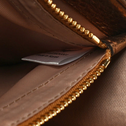 MCM Metallic Visetos Crossbody Gold 6 of 11