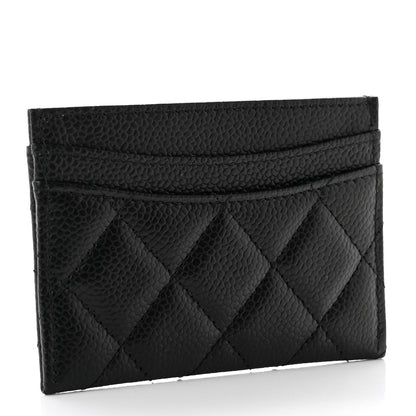 Chanel Caviar Quilted Card Holder Black 3 of 8