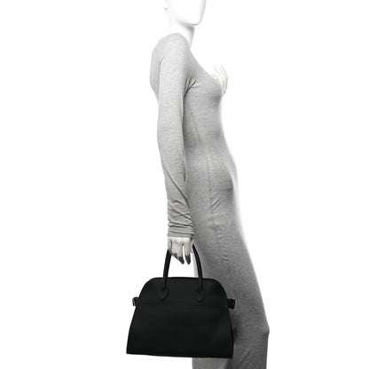 The Row Matte Grained Calfskin Soft Margaux 12 Black 2 of 9