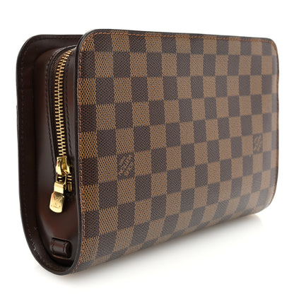 Louis Vuitton Damier Ebene Pochette Saint Louis Clutch 3 of 7