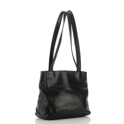 Chanel Lambskin CC Tote Black 3 of 7