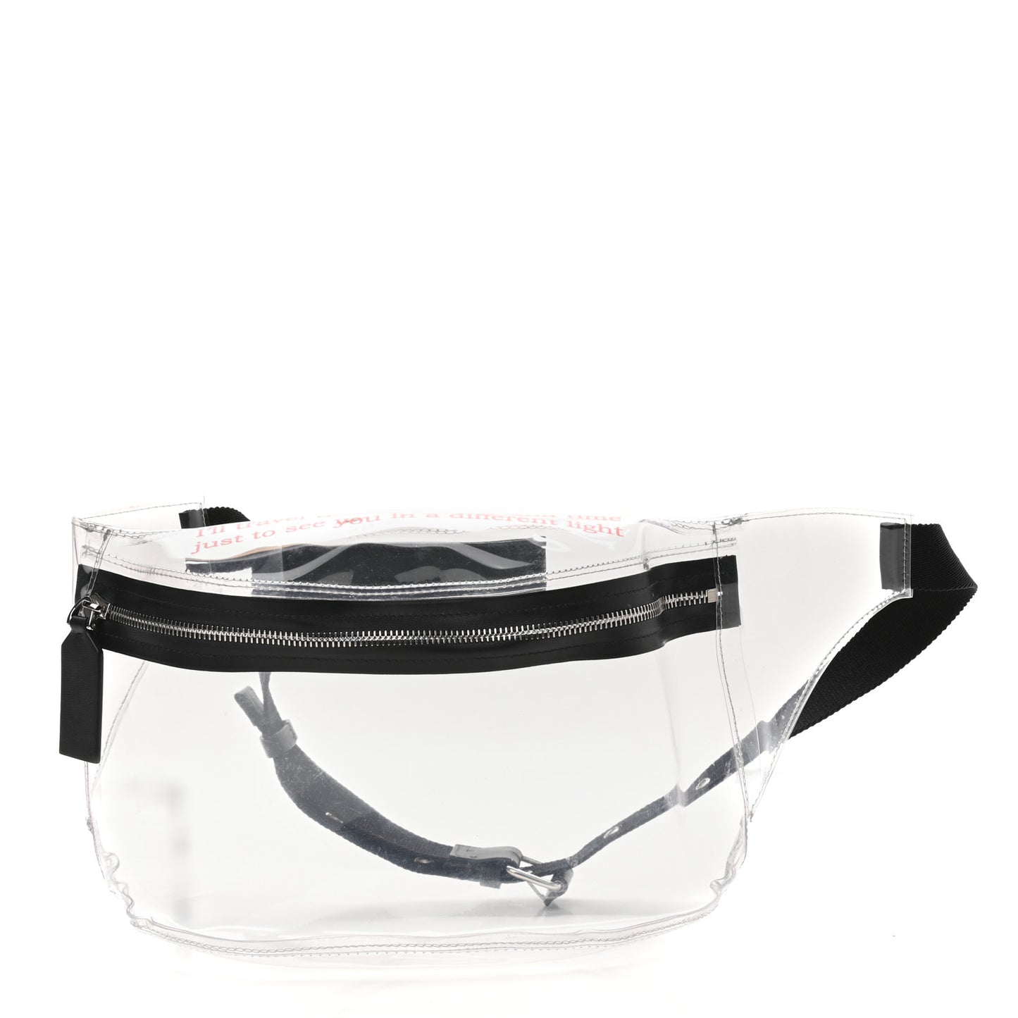 PVC VLTN Belt Bag Black