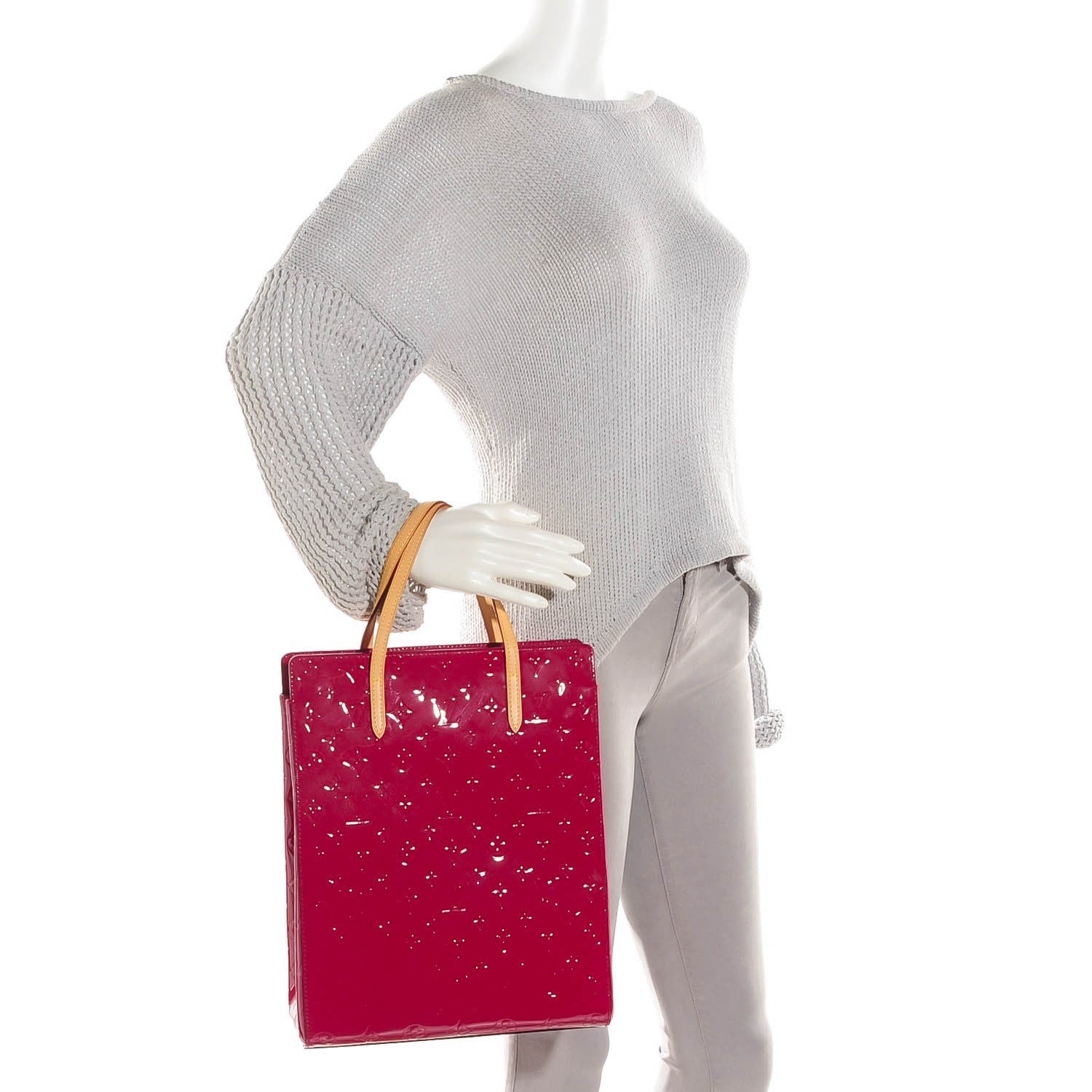 Louis Vuitton Vernis Catalina NS Rose Indien 3 of 8