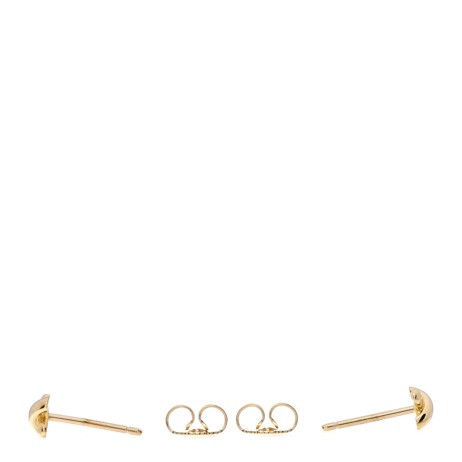 Tiffany 18K Yellow Gold Mini Stitch X Stud Earrings 3 of 4