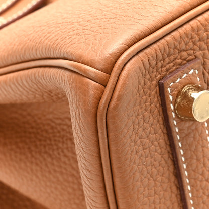 Hermes Togo Birkin 25 Gold 8 of 11