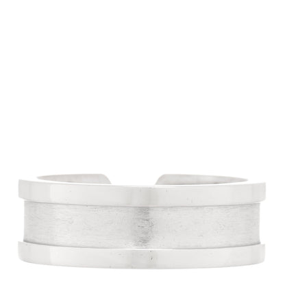 Cartier 18K White Gold Diamond 6.5mm Logo De Cartier Ring 52 6 3 of 4