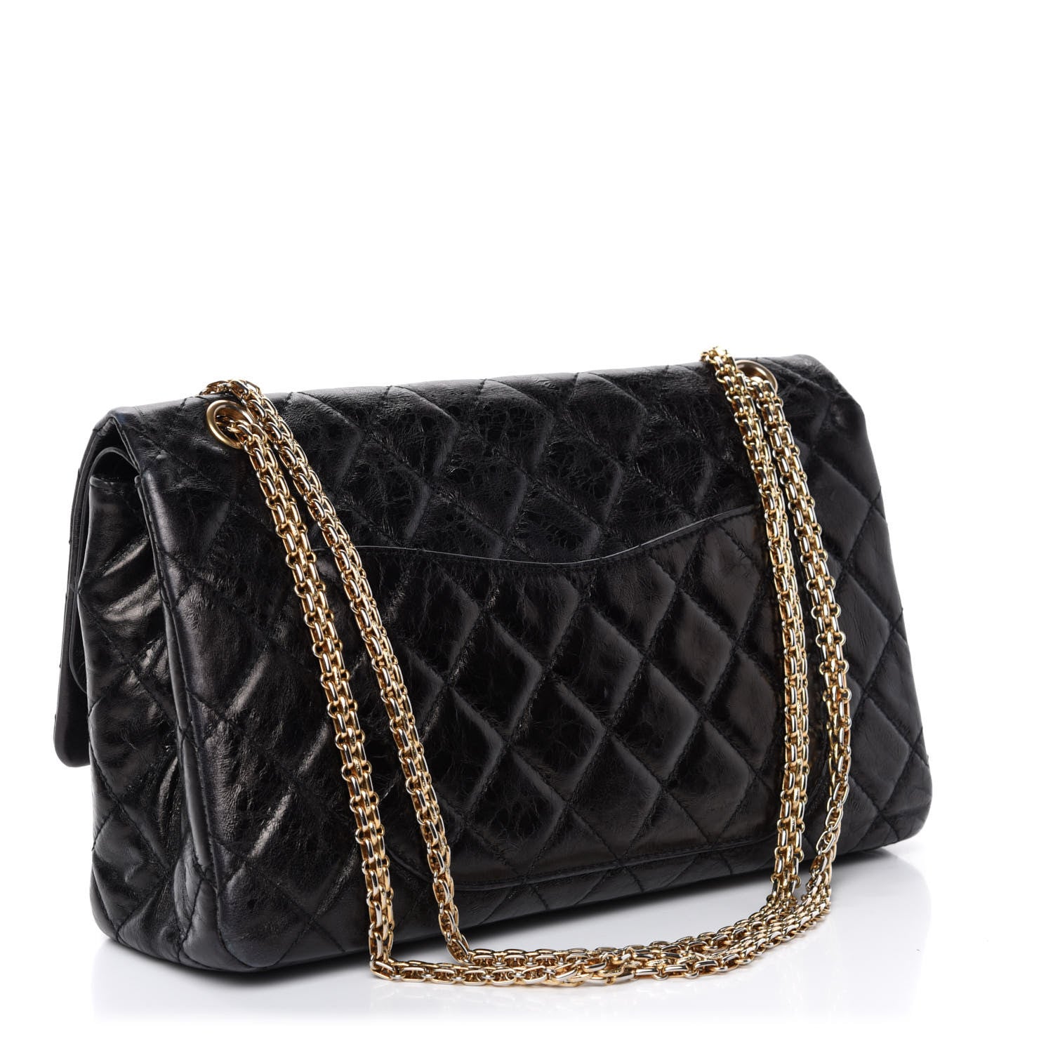 Chanel Aged Calfskin Quilted 2.55 Reissue 226 Flap Black 4 of 13
