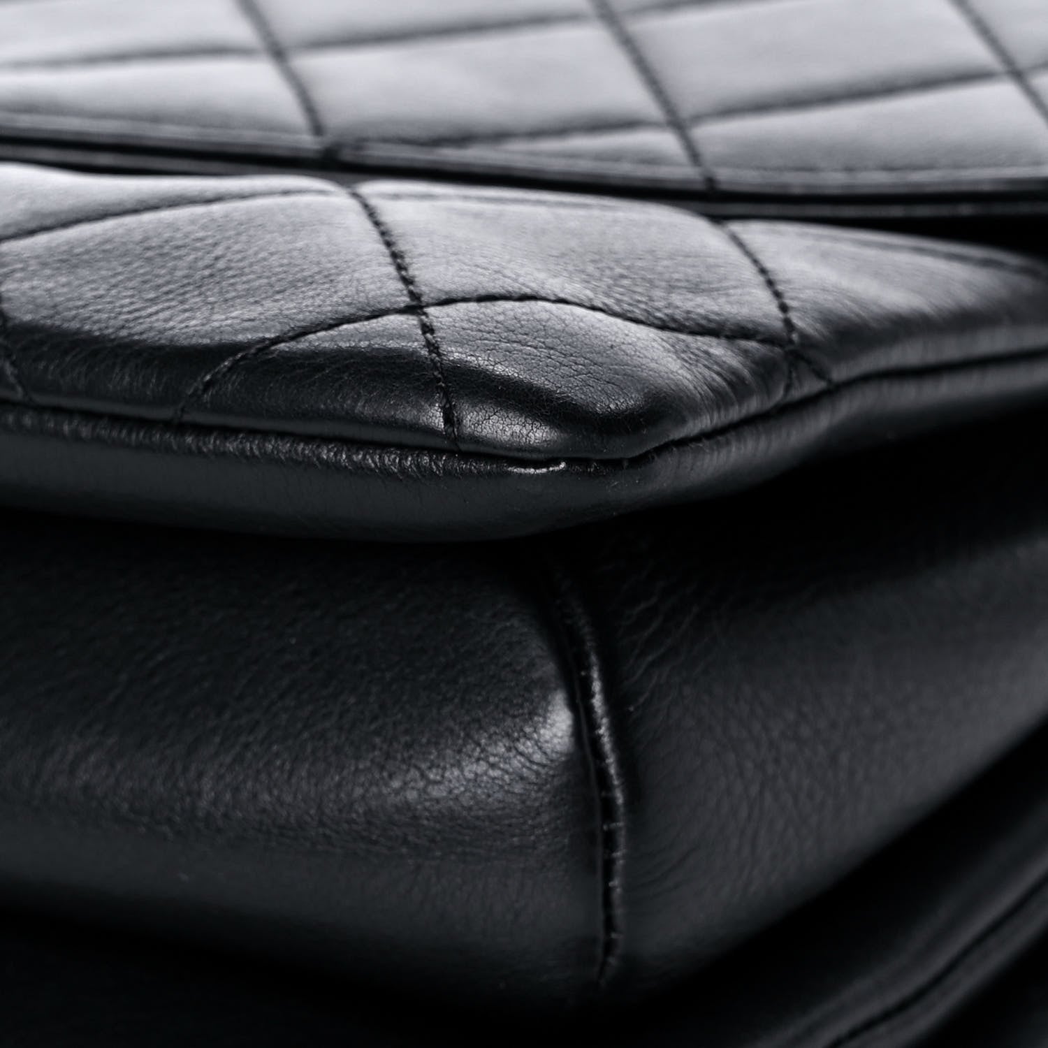 Chanel Calfskin Quilted Small Gold Top Handle Flap Black 11 of 15