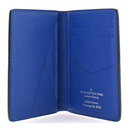 Louis Vuitton Taurillon Illusion Pocket Organizer Bleu Vert 5 of 7