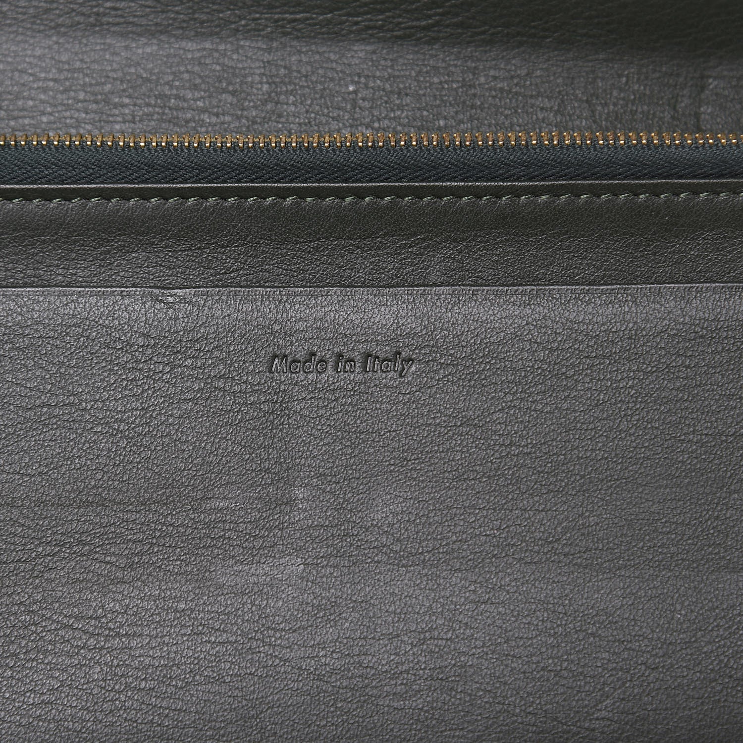 Celine Smooth Calfskin Pocket Tri-Fold Multifunction Envelope Flap Wallet Jade 6 of 15