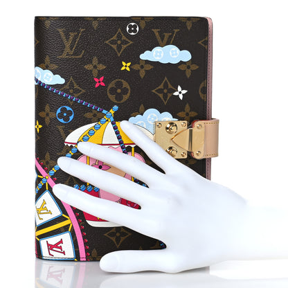 Louis Vuitton Monogram 2020 Christmas Animation Big Wheel Paul Notebook Cover 2 of 7