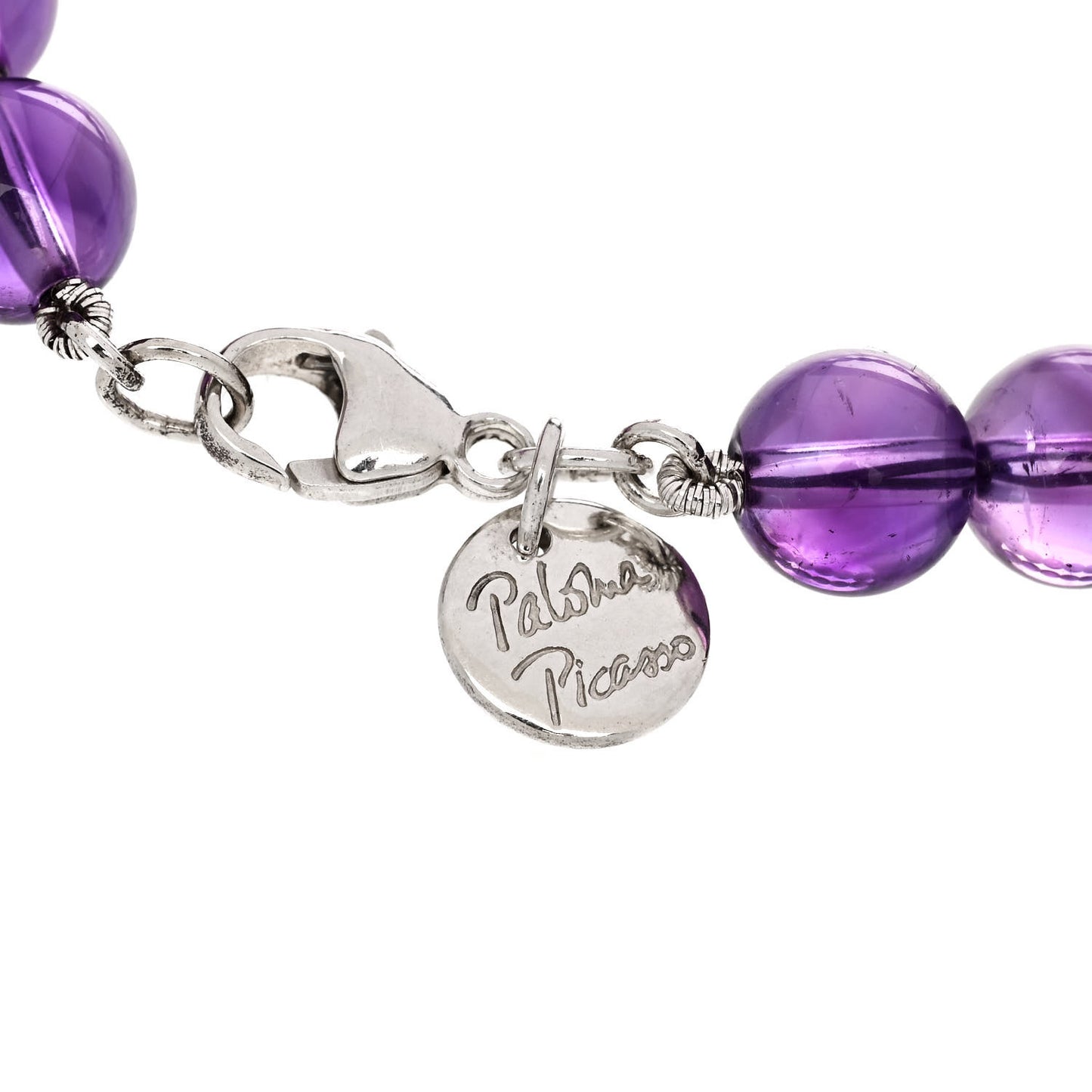 Sterling Silver Amethyst Paloma Picasso Bead Bracelet