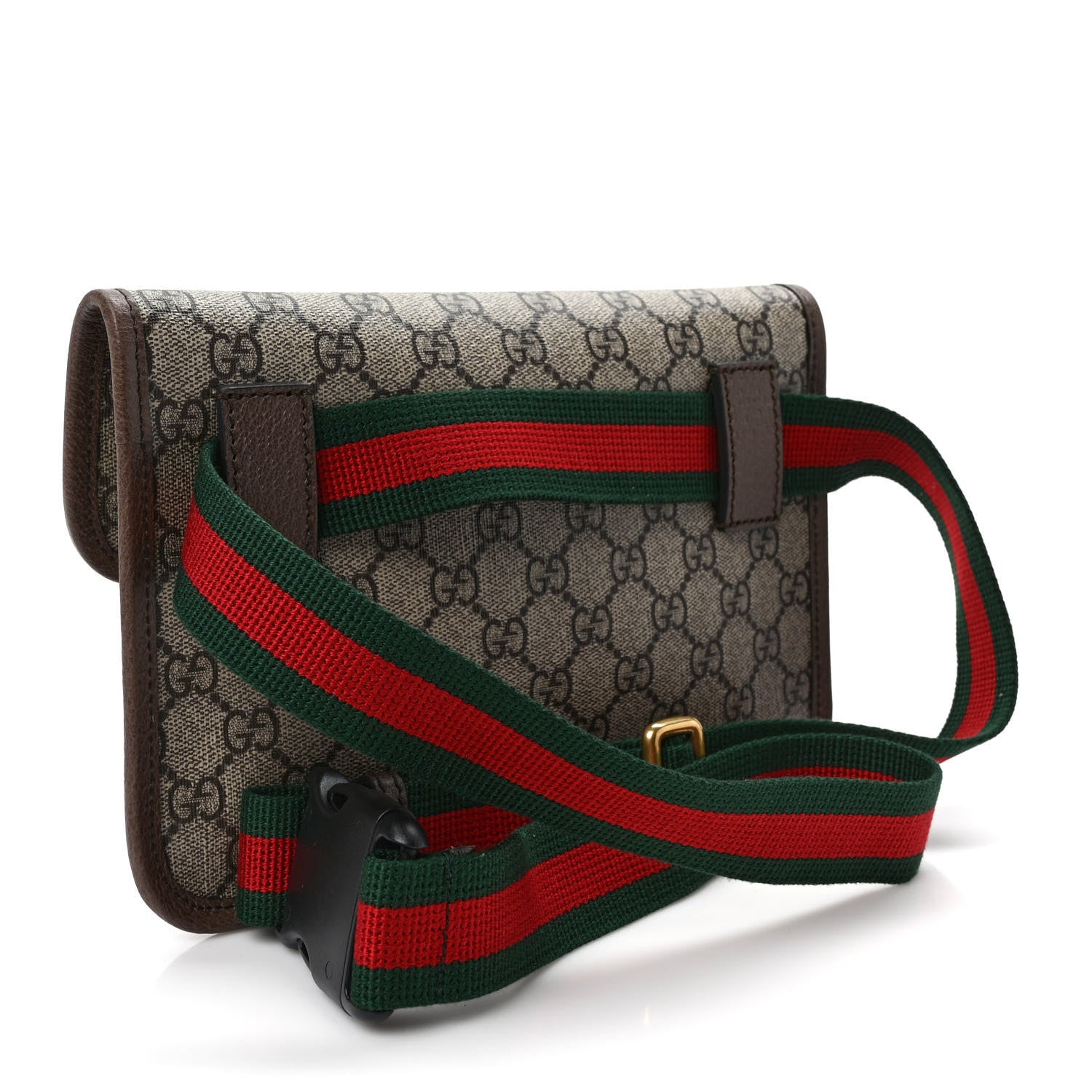 Gucci GG Supreme Monogram Neo Vintage Web Belt Bag Brown 3 of 9