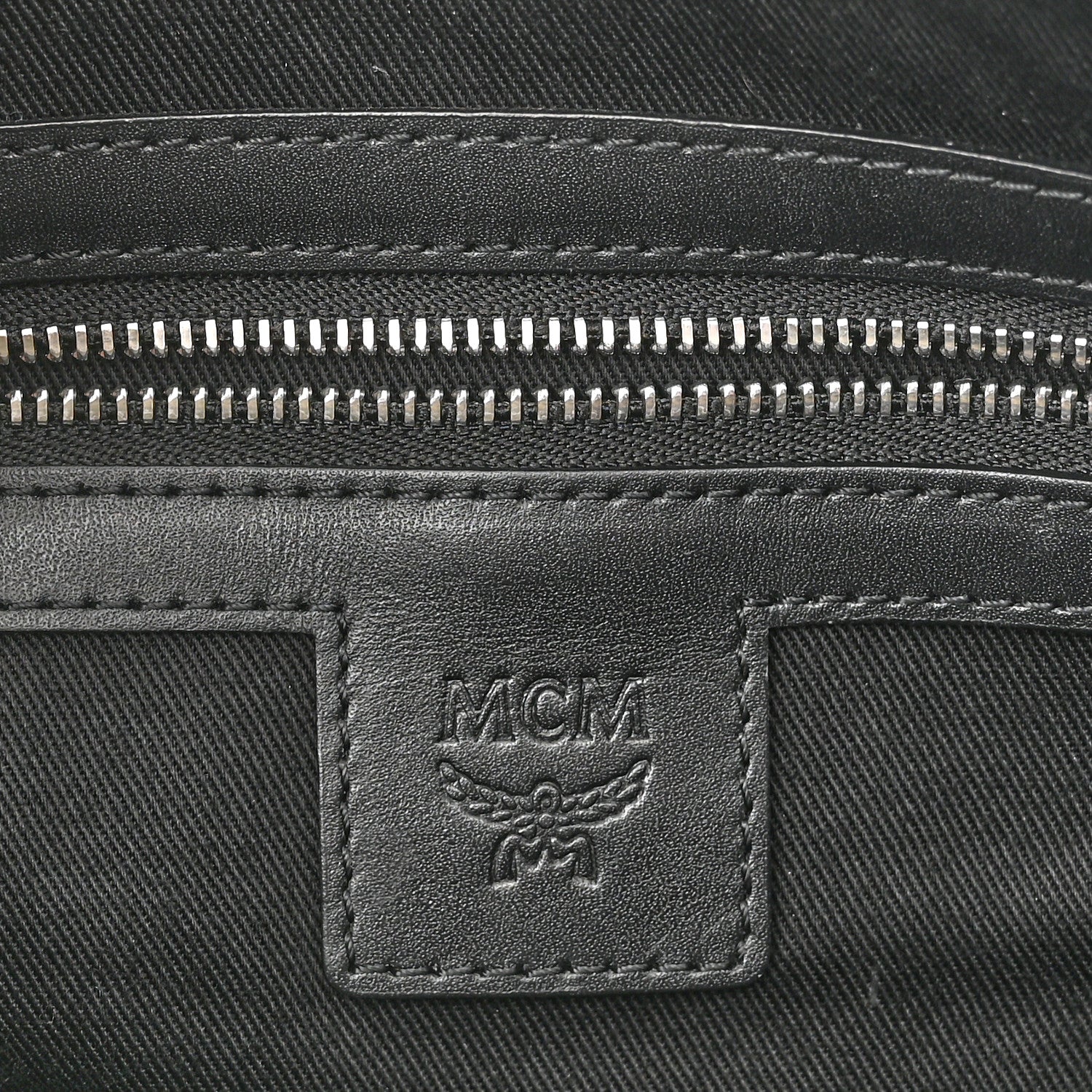 MCM Visetos Medium Crossbody Pouch Black 5 of 10