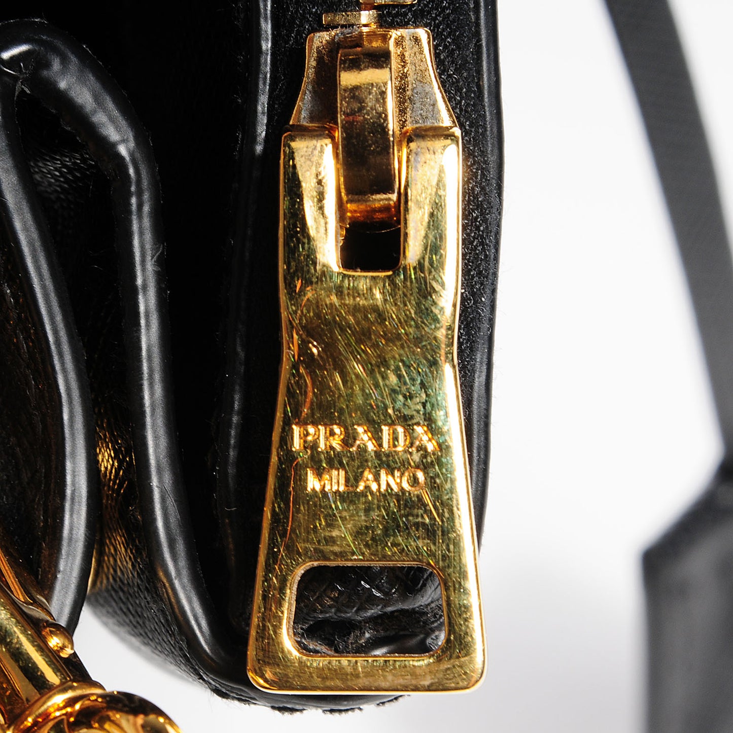 Saffiano Lux Large Double Zip Tote Nero Black