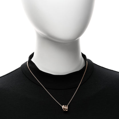 Bulgari 18K Rose Gold Diamond Serpenti Viper Demi Pave Pendant Necklace 2 of 5