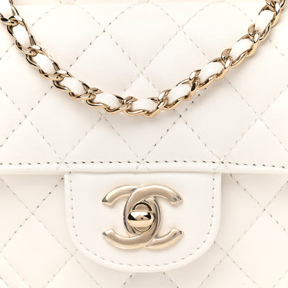 Chanel Lambskin Quilted CC In Love Heart Bag White 8 of 11