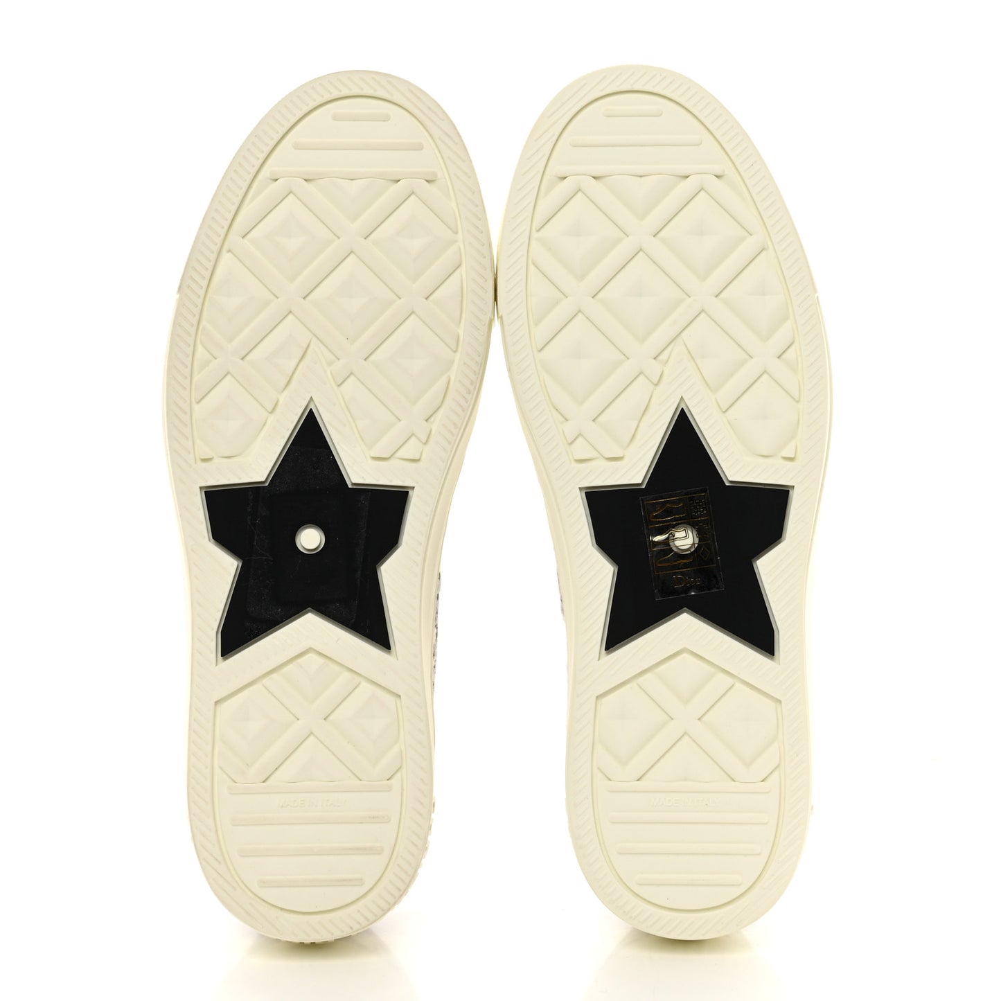Canvas Oblique Walk'N'Dior Low Top Sneakers 37 Grey Stone