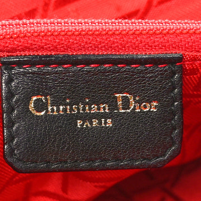 Christian Dior Lambskin Cannage Large Lady Dior Black 6 of 9
