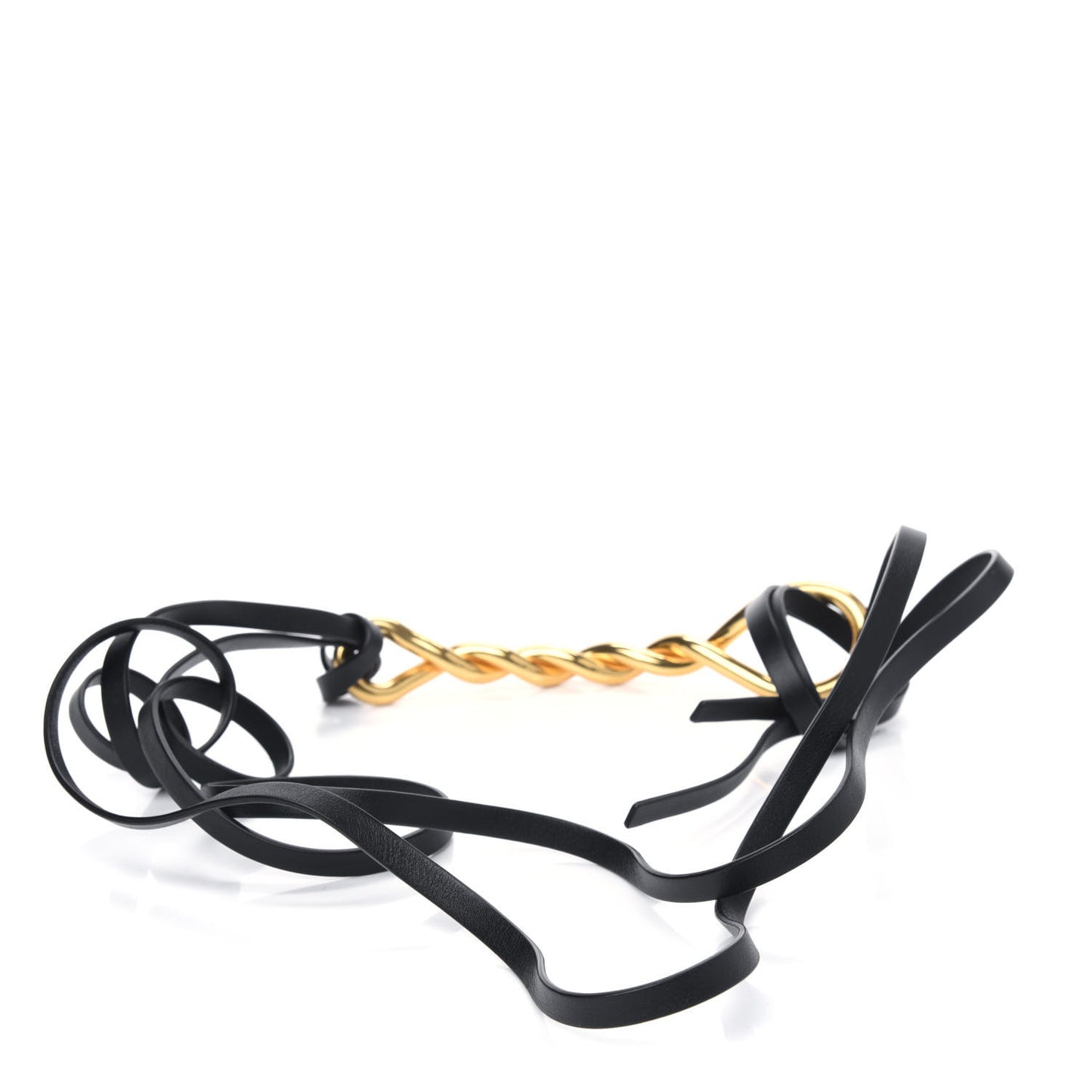 Calfskin Belt Fondente Gold