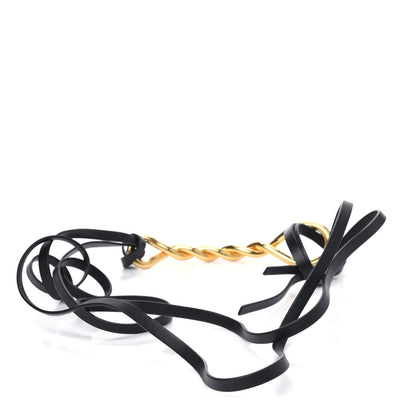 Bottega Veneta Calfskin Belt Fondente Gold 2 of 3