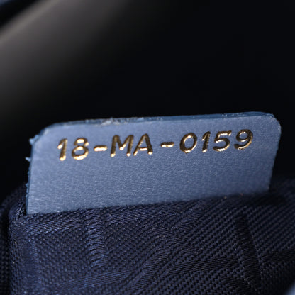 Christian Dior Lambskin Cannage Small My ABCDior Lady Dior Denim Blue 7 of 15