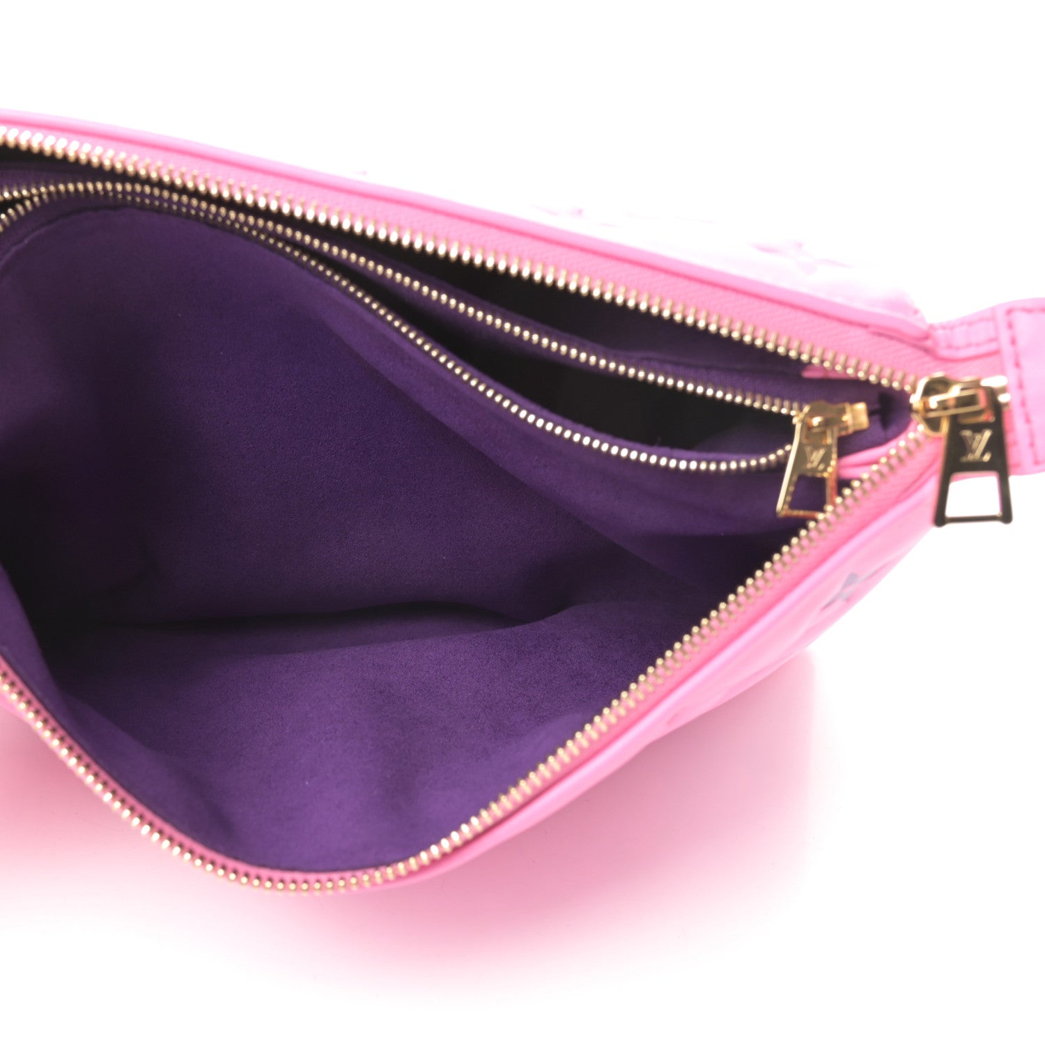 Louis Vuitton Lambskin Embossed Monogram Vuittamins Coussin PM Rose Violet 7 of 12