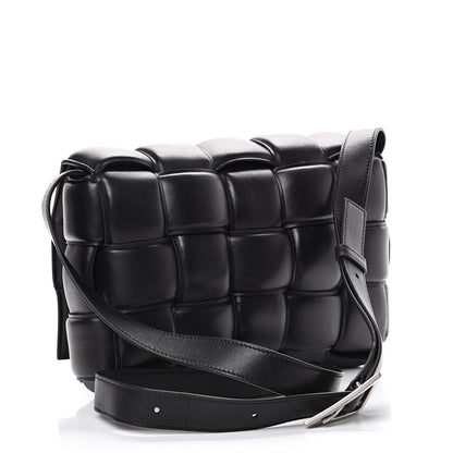 Bottega Veneta Nappa Maxi Intreccio Padded Cassette Crossbody Bag Black 2 of 8