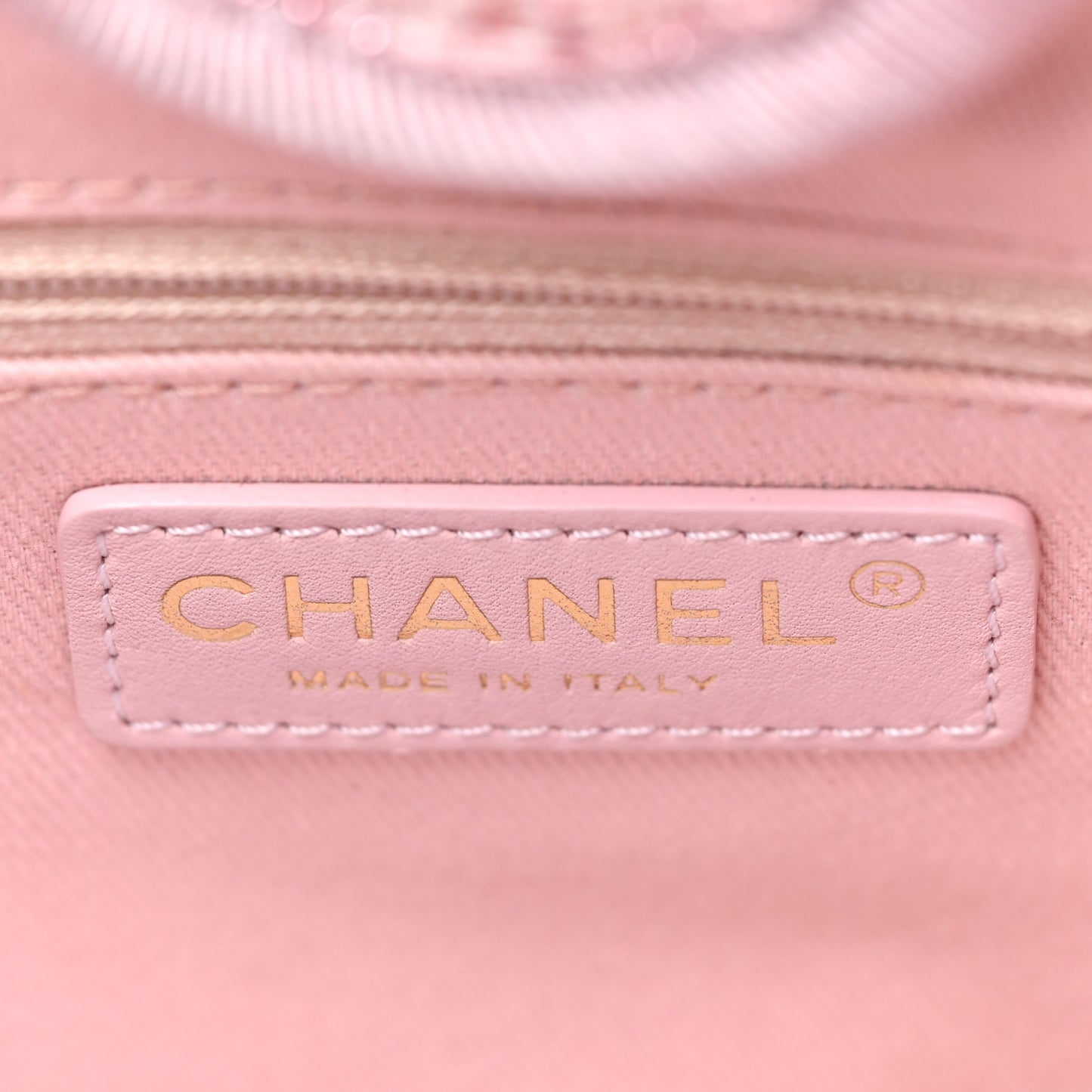 Lurex Boucle Mini Deauville Tote Pink