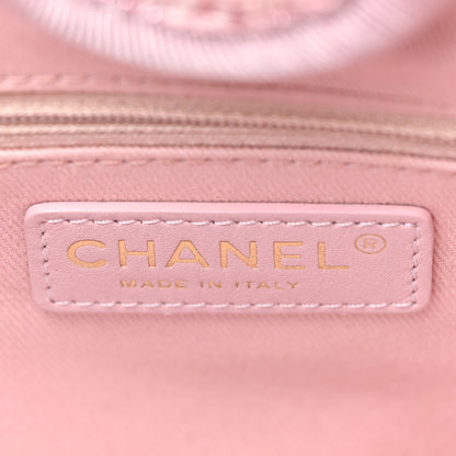 Chanel Lurex Boucle Mini Deauville Tote Pink 5 of 10
