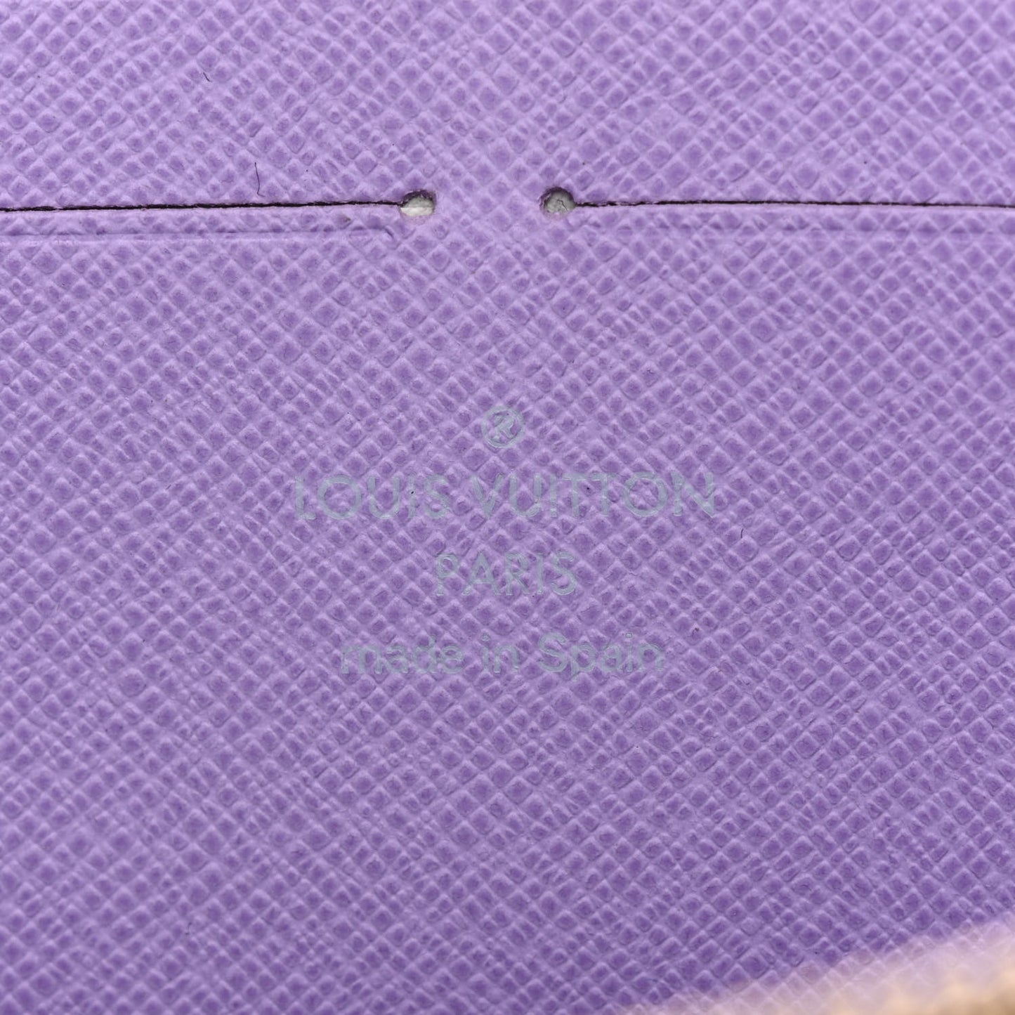 Monogram Multicolor Zippy Wallet Black Violet
