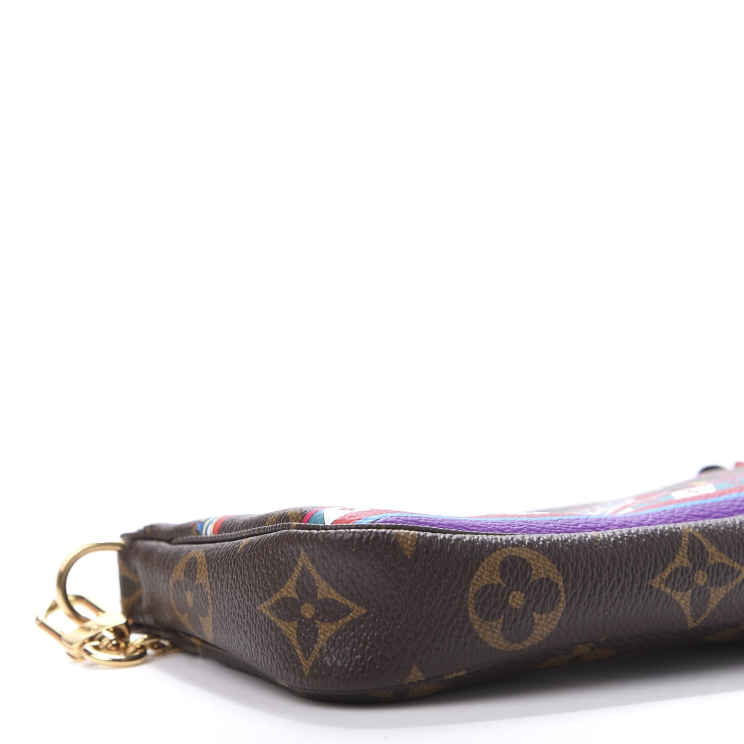 Monogram 2020 Christmas Animation Bumper Cars Mini Pochette Accessories Coquelicot