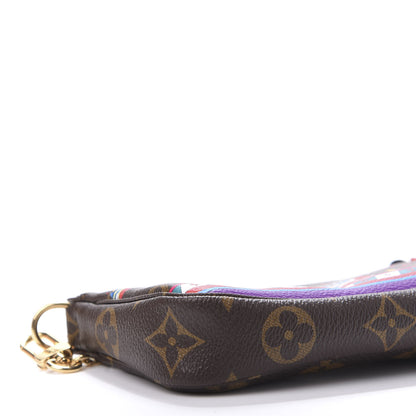 Louis Vuitton Monogram 2020 Christmas Animation Bumper Cars Mini Pochette Accessories Coquelicot 6 of 9