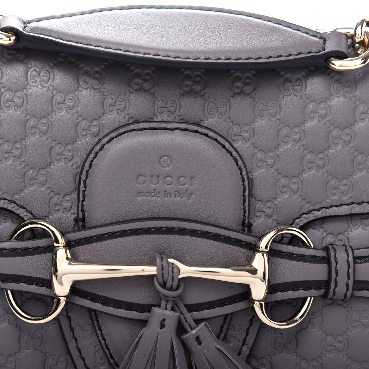 Gucci Soft Microguccissima Medium Emily Chain Shoulder Bag Loess 10 of 10