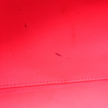 Celine Drummed Calfskin Micro Luggage Fluo Pink 10 of 10