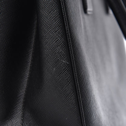 Prada Saffiano Medium Galleria Double Zip Tote Black 16 of 19