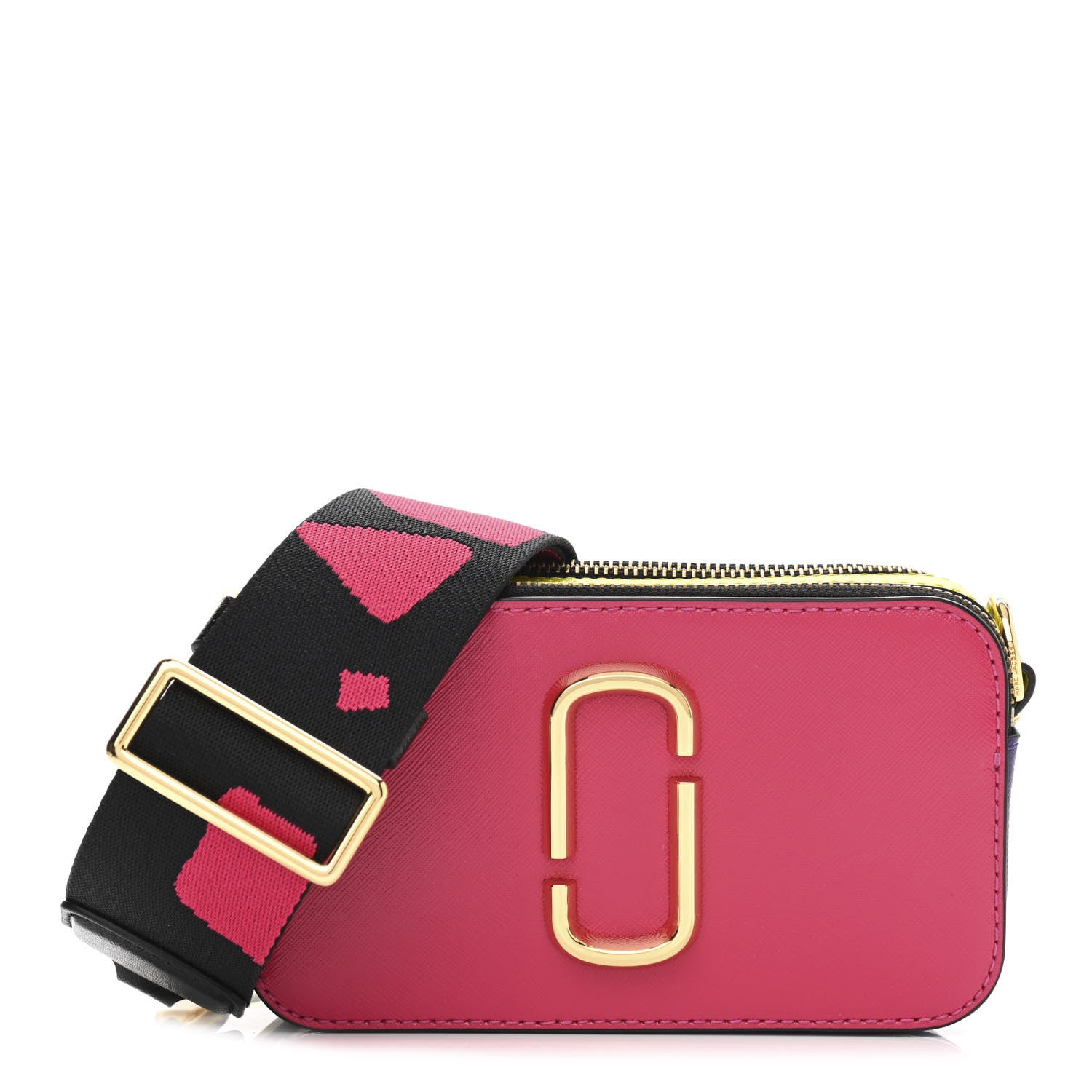 Marc Jacobs Saffiano Small Snapshot Camera Bag Hibiscus Multicolor 1 of 11