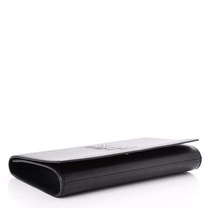 Saint Laurent Calfskin Monogram Large Belle De Jour Clutch Black 4 of 7