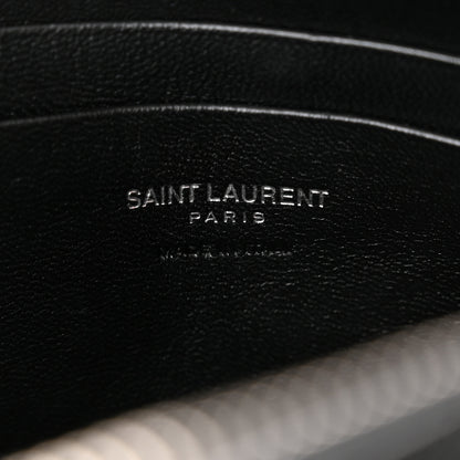 Saint Laurent Grain De Poudre Matelasse Monogram Mini Lou Camera Bag Black 5 of 10