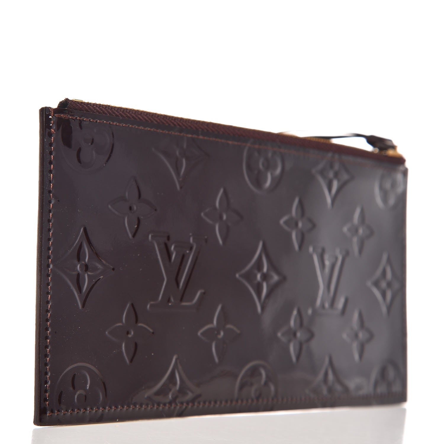 Louis Vuitton Vernis Felicie Chain Wallet Zippered Insert Amarante 3 of 6