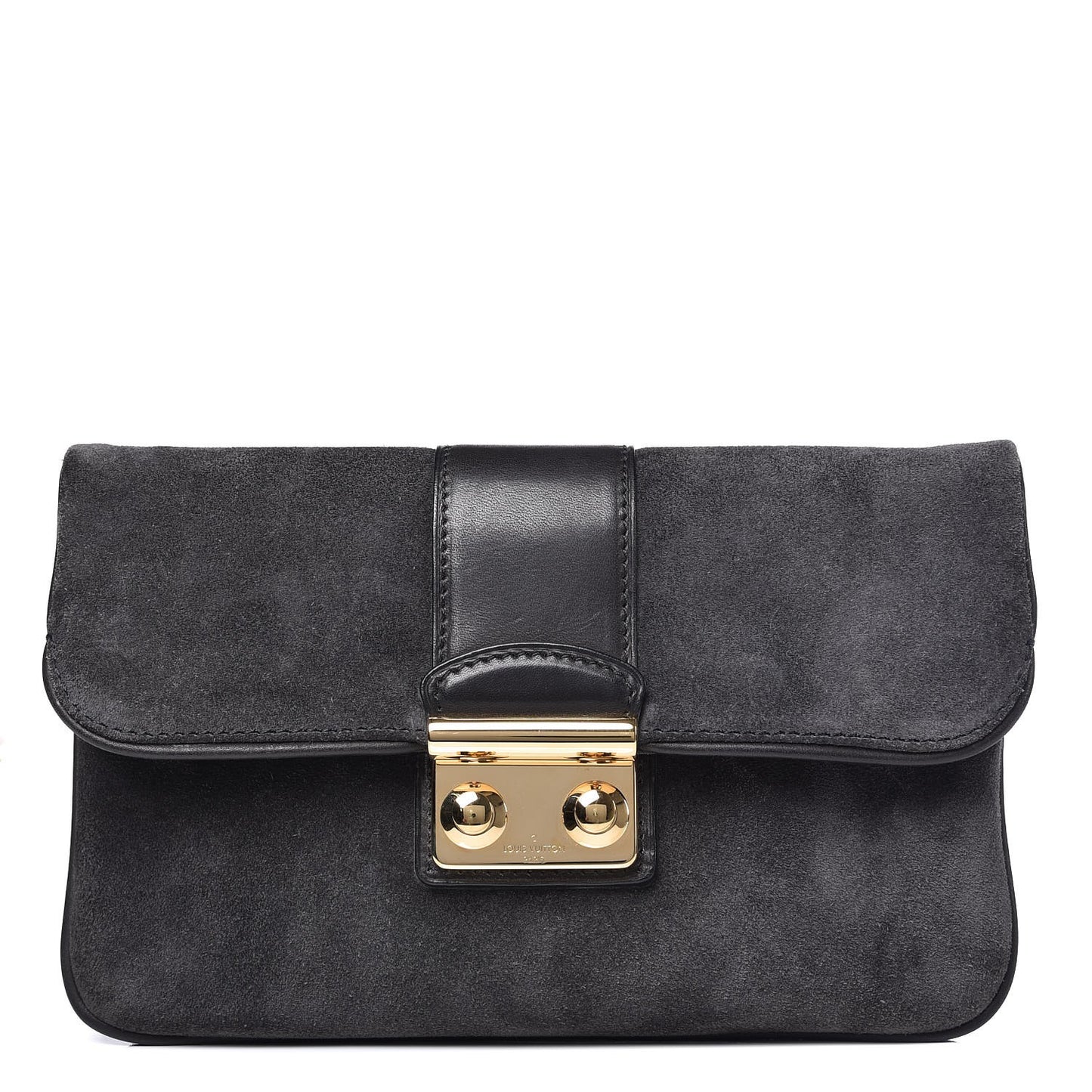 Suede Slim Clutch MM Sofia Coppola Cobalt