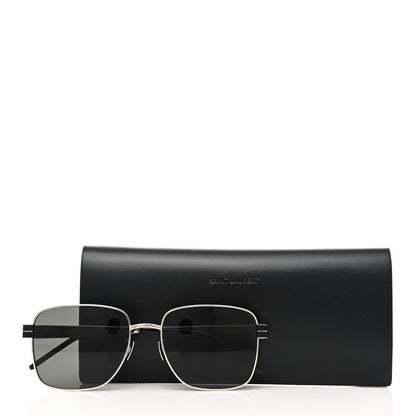 Saint Laurent Metal Sunglasses SL M55 Black 7 of 7