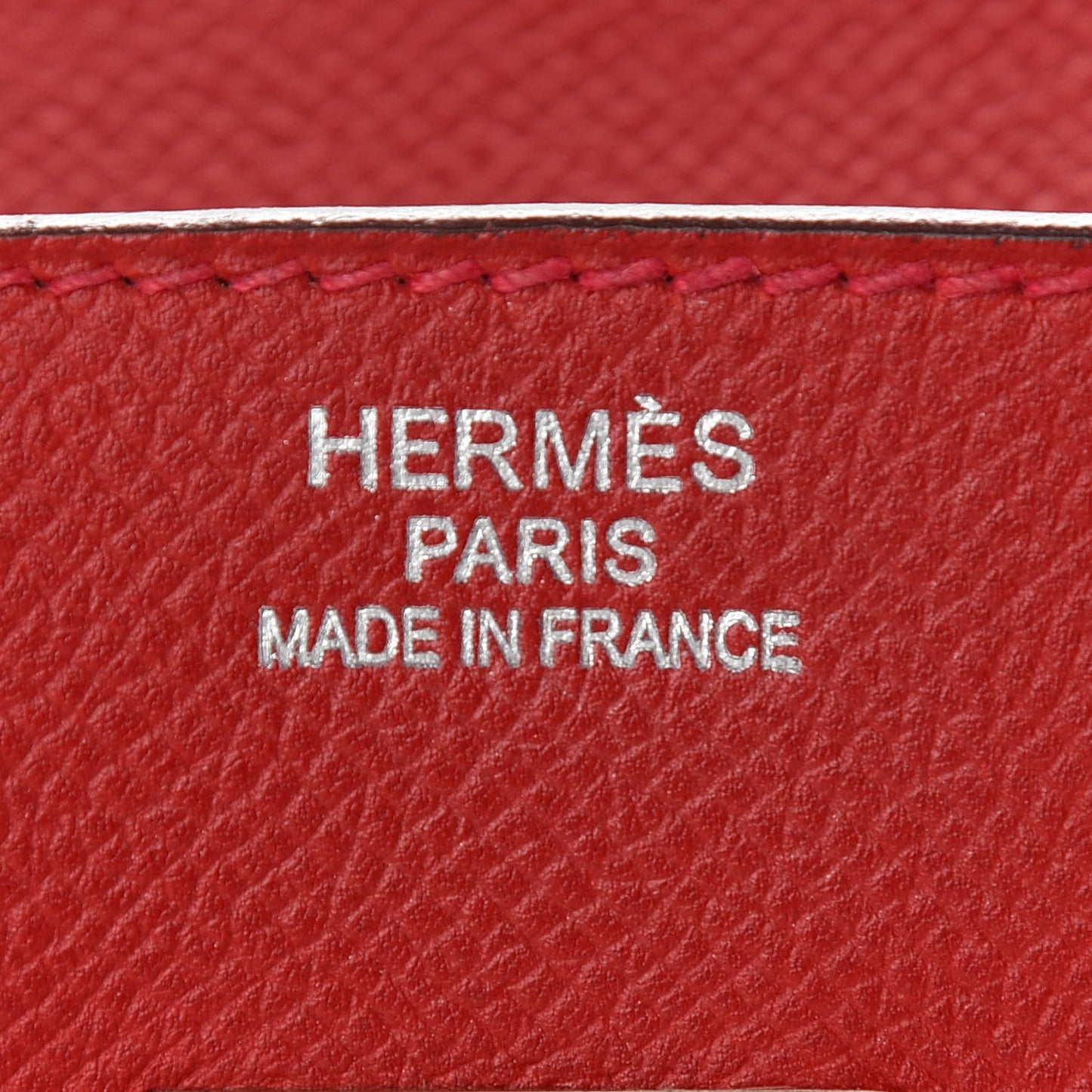 Epsom Birkin 35 Rouge Casaque