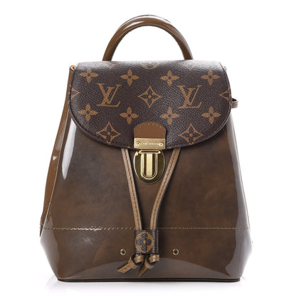 Louis Vuitton Patent Monogram Hot Springs Backpack Vert Bronze 1 of 9